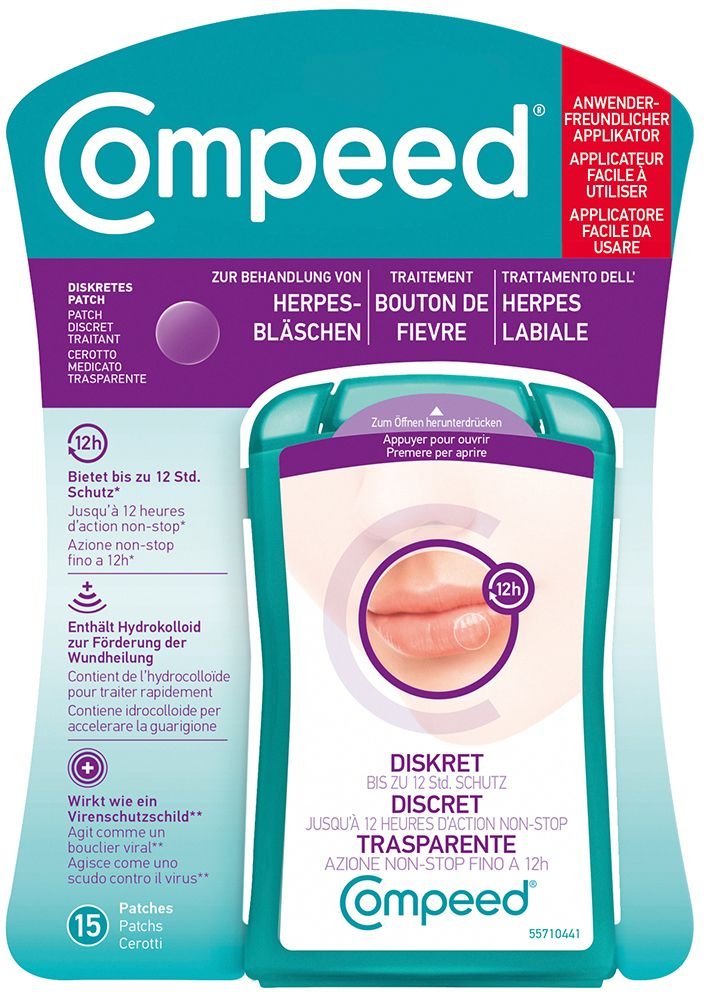 Thumbnail - Compeed Herpesbläschen Patch Applikator HRA 15 St Pflaster