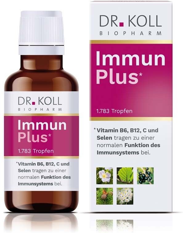 Immun Plus Dr.Koll Gemmo Kompl.Vit.B6 B12 Selen Tr 50 ml Tropfen