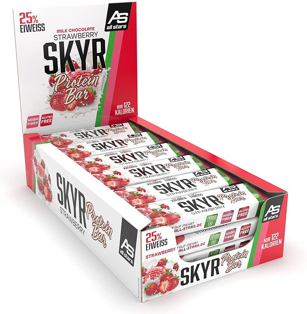 All Stars Skyr Protein Bar Strawberry 24x35 g Riegel