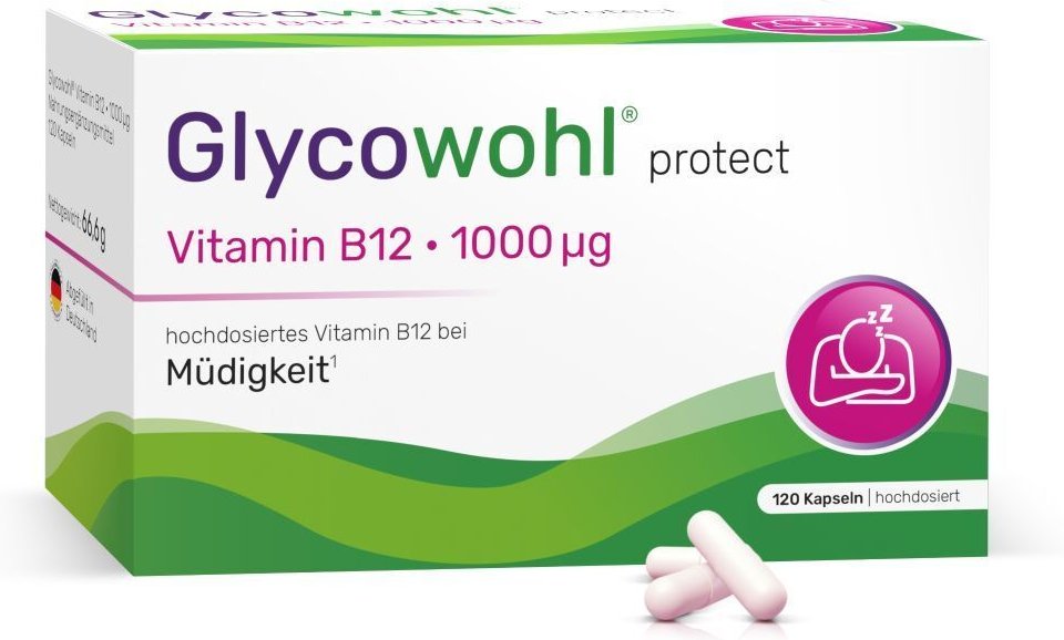 Glycowohl Vitamin B12 1000 µg hochdos.vegan Kaps. 120 St Kapseln