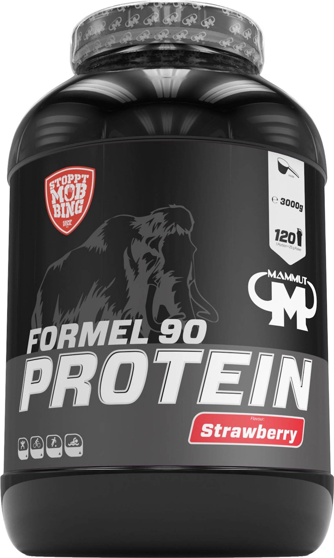 Mammut Formel 90 Protein Erdbeere Pulver 3000 g
