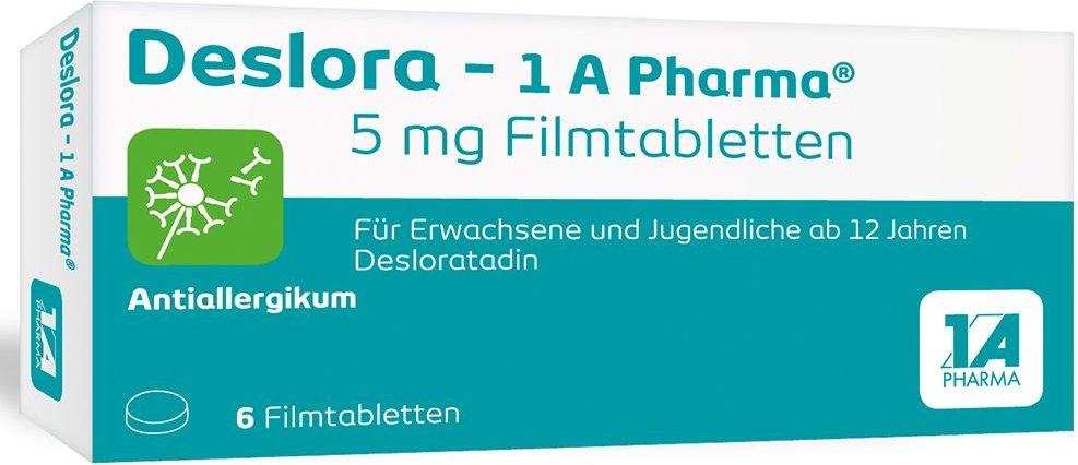 Deslora-1A Pharma 5 mg Filmtabletten 6 St
