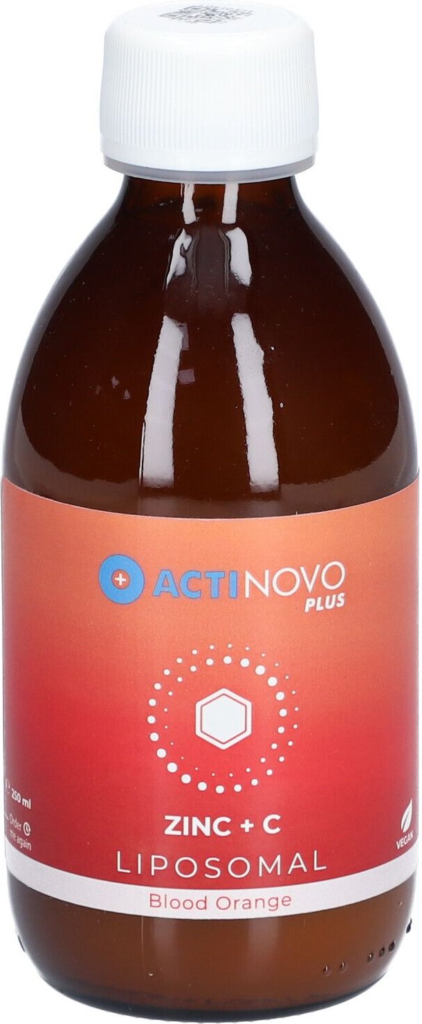 Liposomales Zink + Vitamin C Blutorange 250 ml Lösung zum Einnehmen