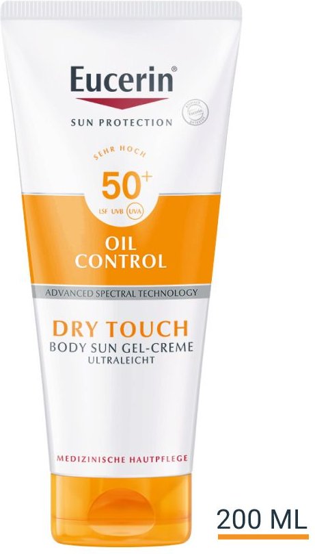 Eucerin Sun Gel-Creme Oil Control Body LSF 50+ 200 ml Creme