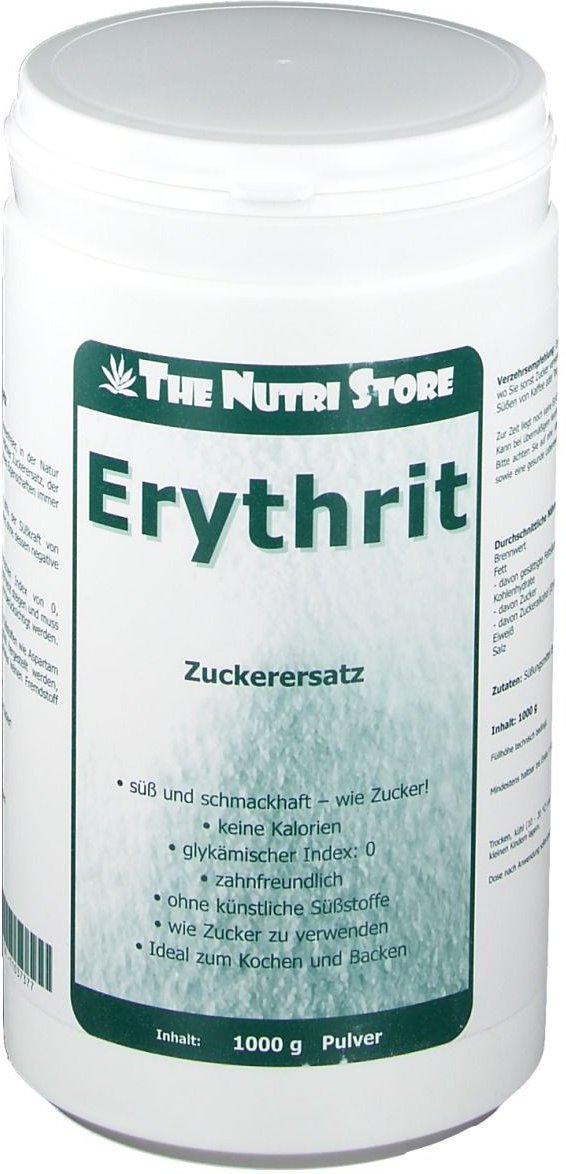 Thumbnail - Erythrit Zuckerersatz Pulver 1000 g