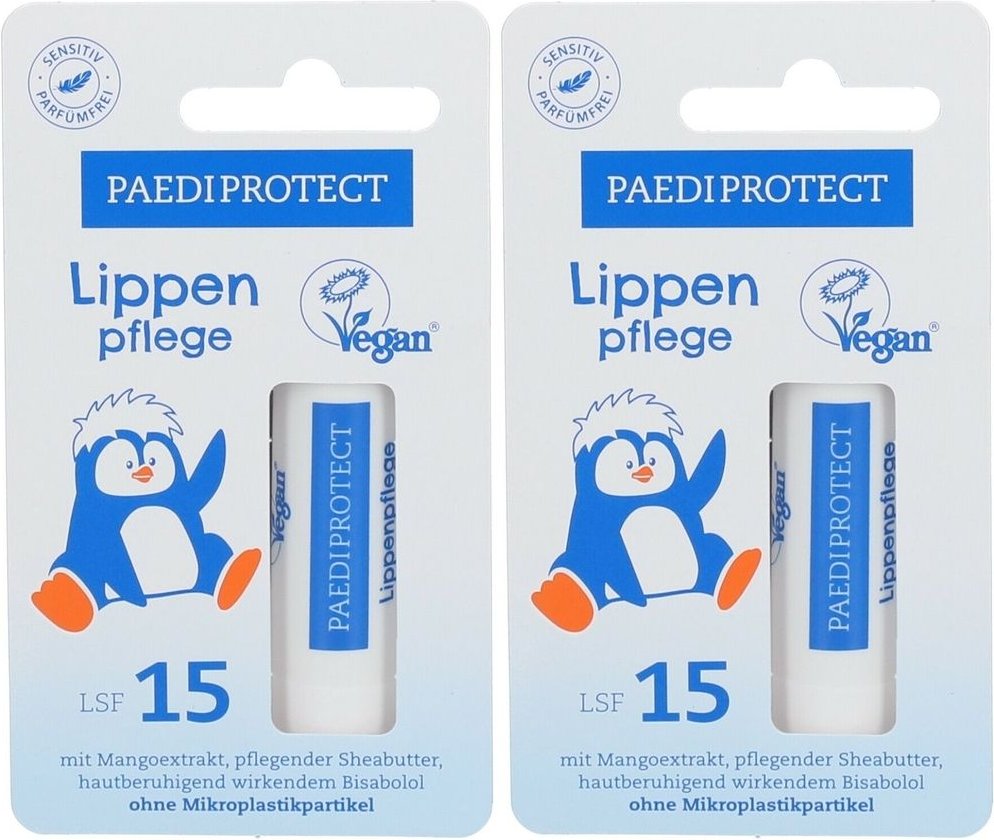 Thumbnail - Paediprotect Lippenpflege Lsf15, 4,7g x2 2x4,7 g Lippenstift