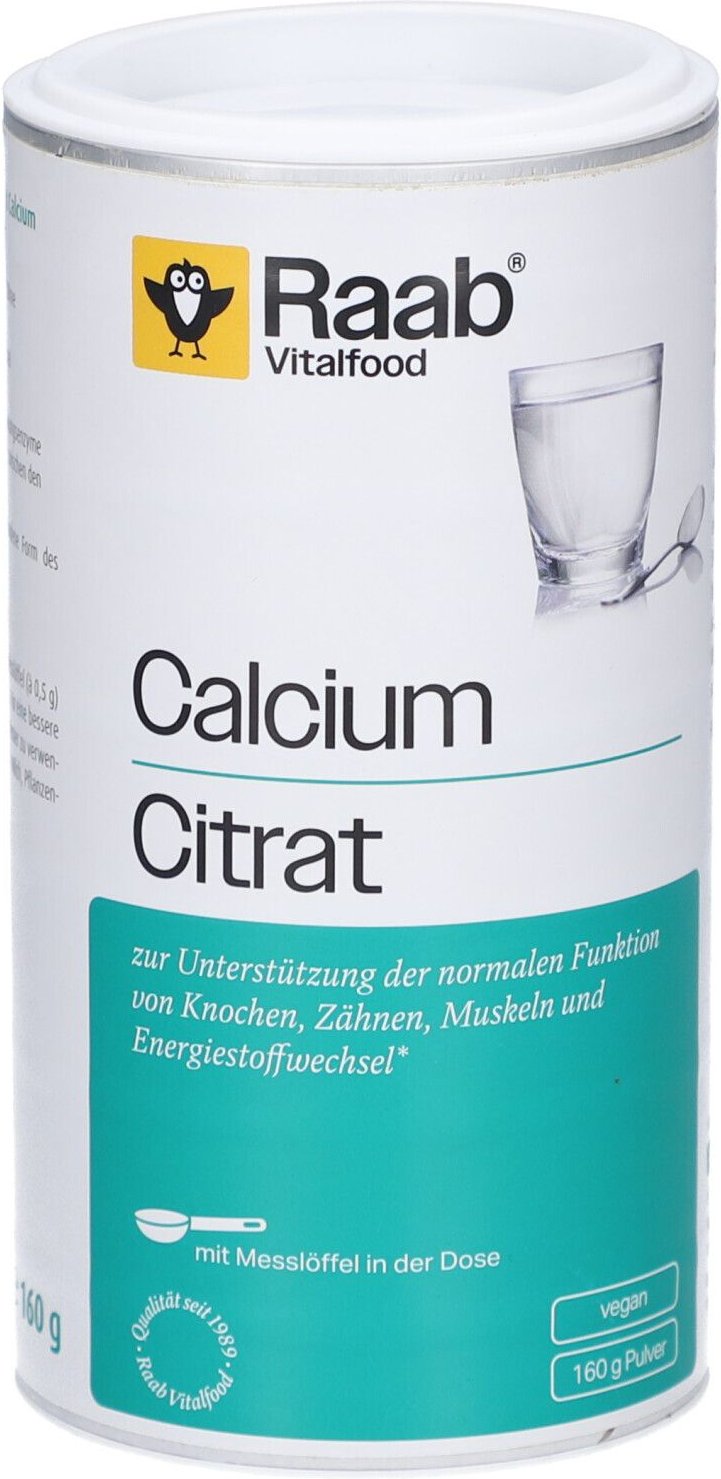 Raab Vitalfood Calciumcitrat Pulver 160 g