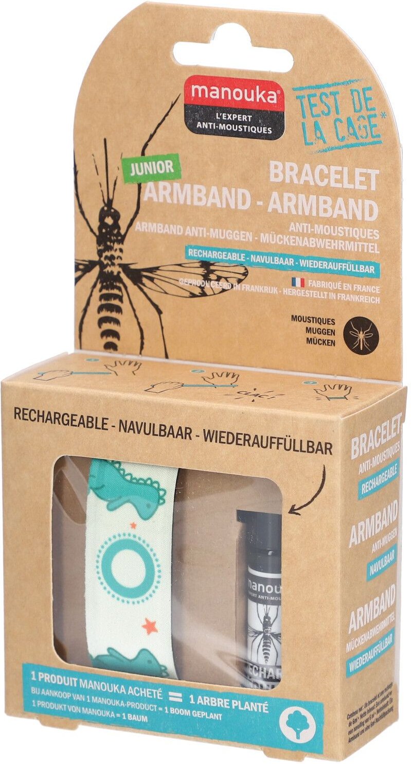 Mückenschutz Armband Junior Dinos Manouka 1 St