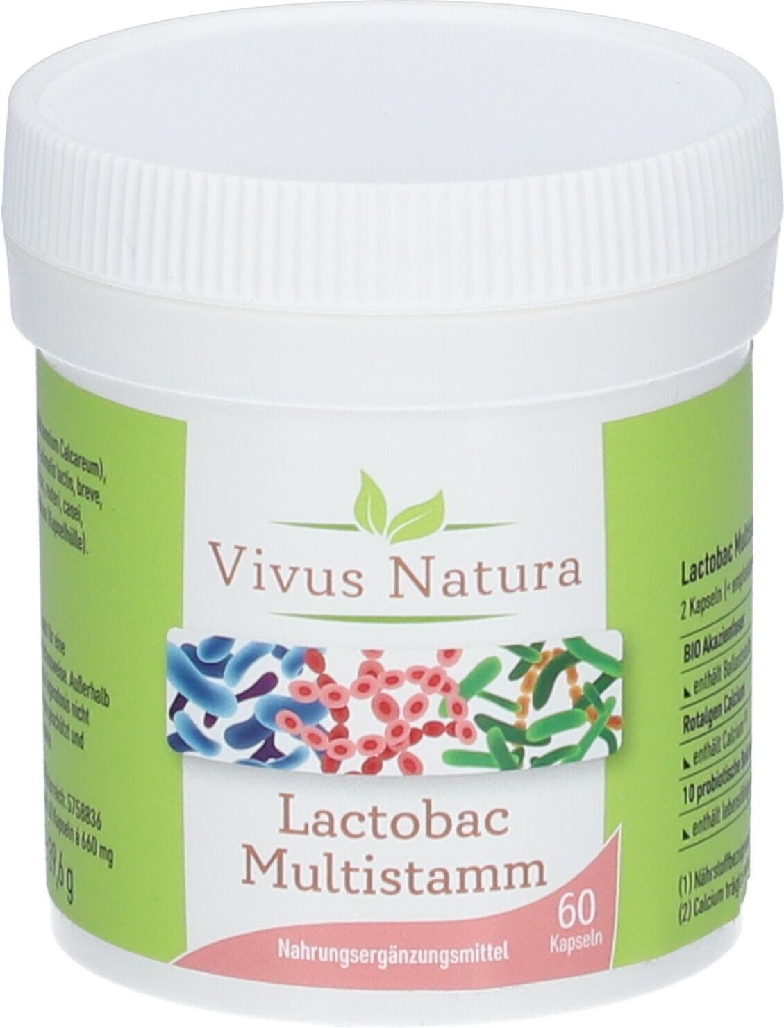 Lactobac KPS 10Staemme Vivus 60 St Kapseln