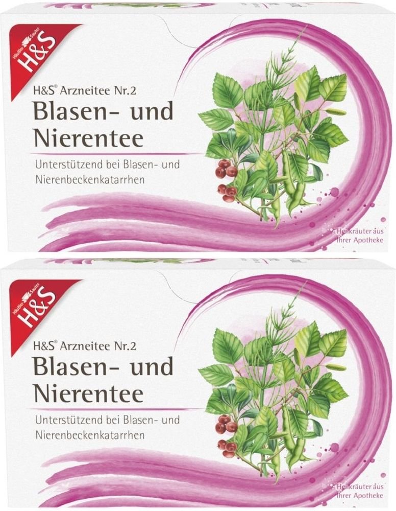 Thumbnail - H&S Blasen- und Nierentee Nr. 2 x2 2x40 g Filterbeutel