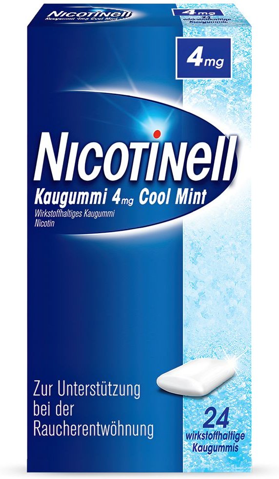 NICOTINELL Kaugummi 4 mg Cool Mint (Minz-Geschmack)