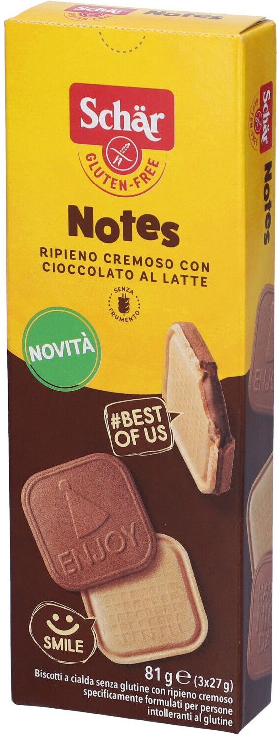 Schar Notes Biscotto 81G 81 g Kekse