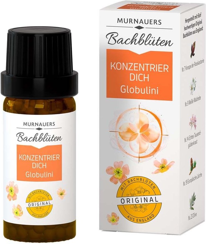 Bachblüten Murnauers Konzentrier Dich Globulini 10 g Globuli