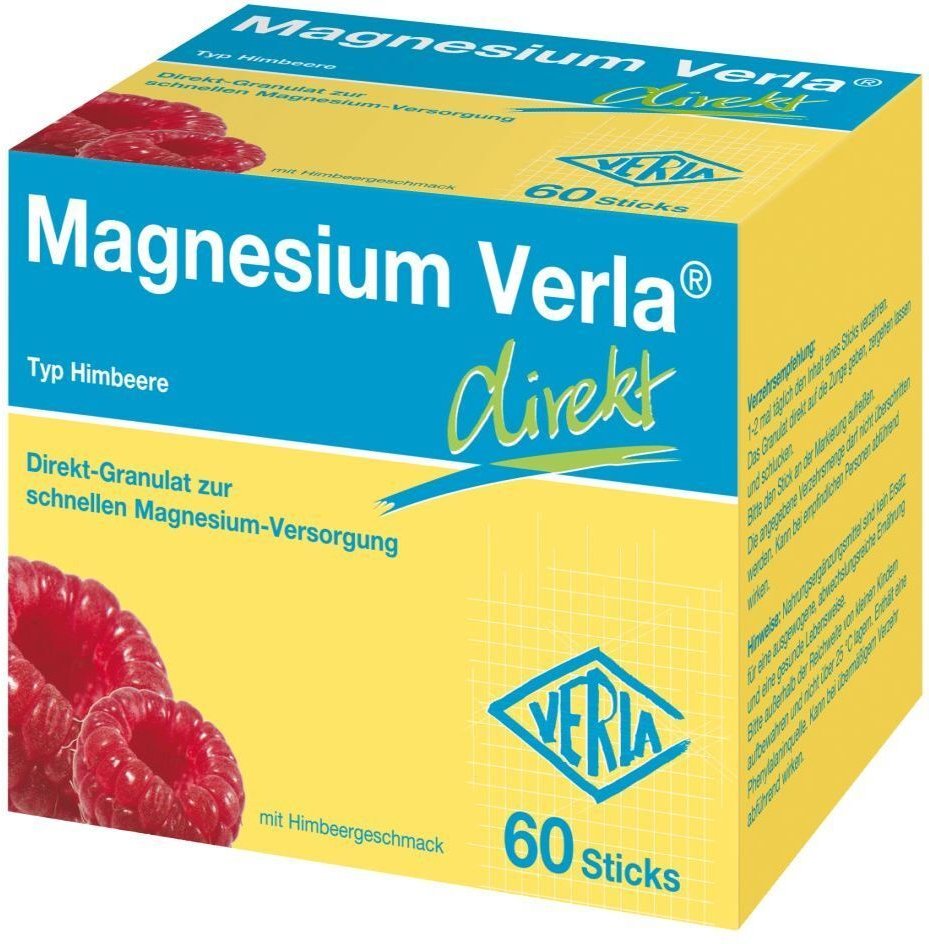 Magnesium Verla direkt Himbeere Granulat 60 St