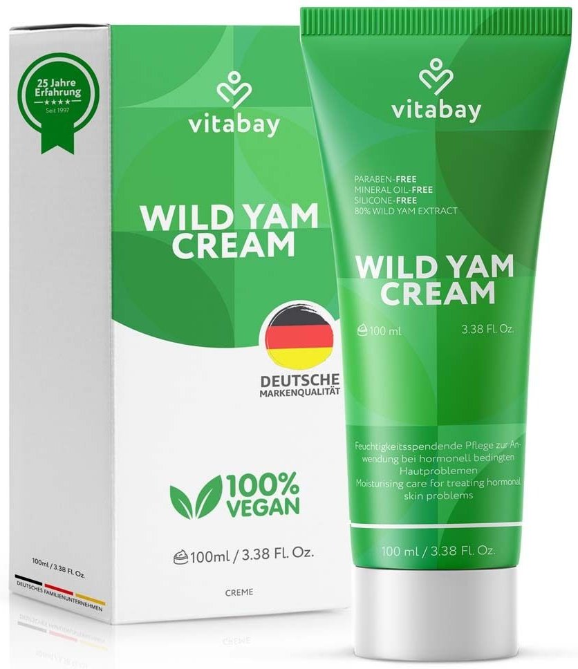 Wild Yams Creme m.64% Diosgenin Gesicht+Körper 100 ml
