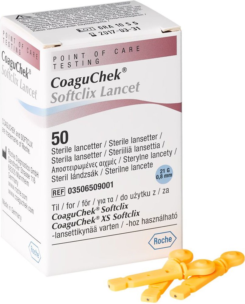 Coaguchek Softclix Lancet 50 St Lanzetten