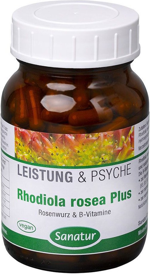 Rhodiola Rosea Plus B-Vitamine Kapseln