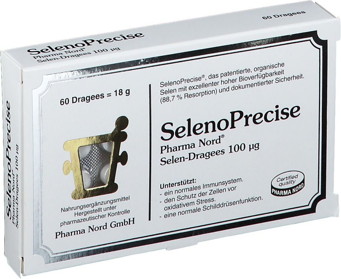 Selenoprecise 100 µg Pharma Nord Dragees 60 St