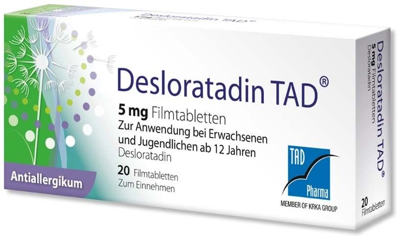 Desloratadin TAD 5 mg Filmtabletten 20 St