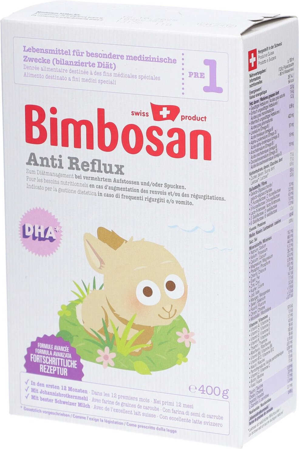 Bimbosan Anti Reflux 400 g Futter
