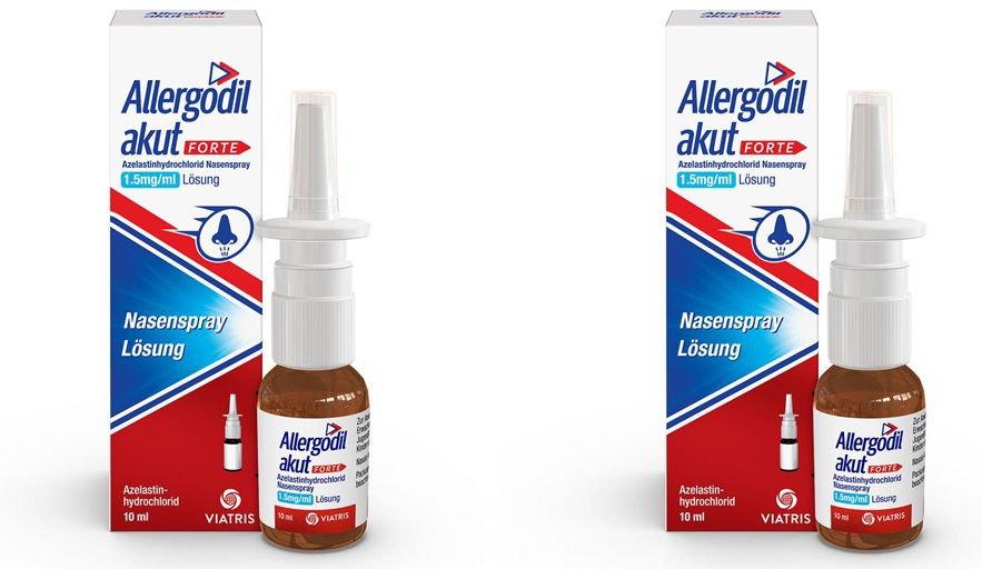 Thumbnail - Allergodil Akut Forte Nase Doppelpack 2x10 ml Nasenspray