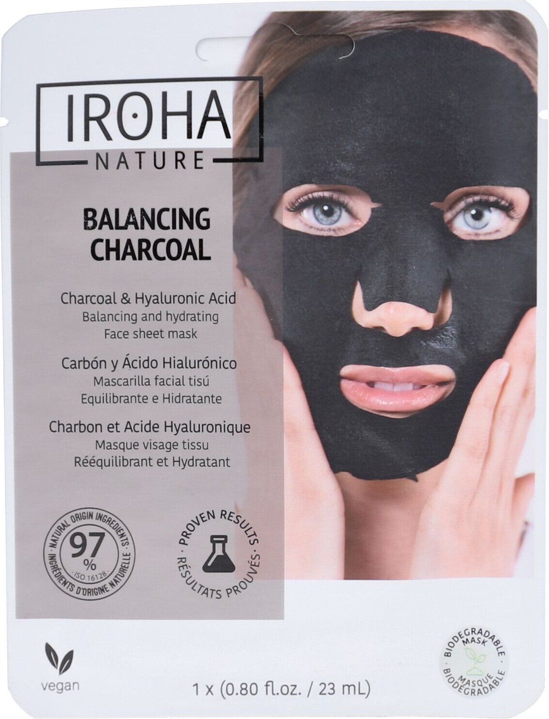 Iroha Detox Tissue Face Mask 1 St