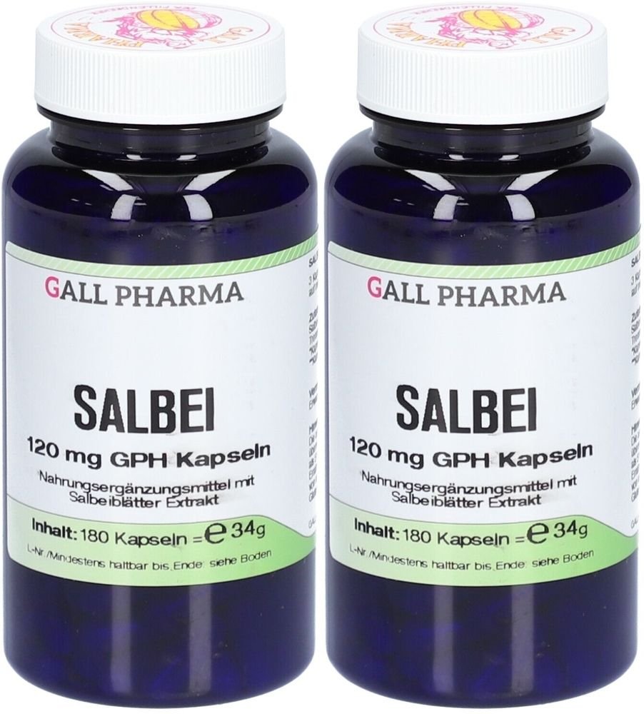 Salbei 120 mg GPH Kapseln 2x 2x180 St