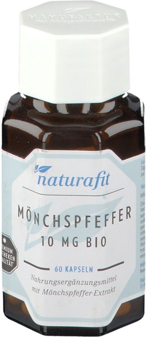 Naturafit Moenchspfeffer Bio 60 St Kapseln