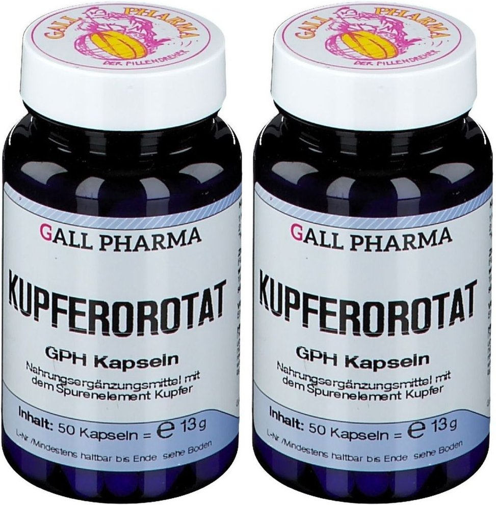 Kupferorotat Kapseln 2x 2x50 St