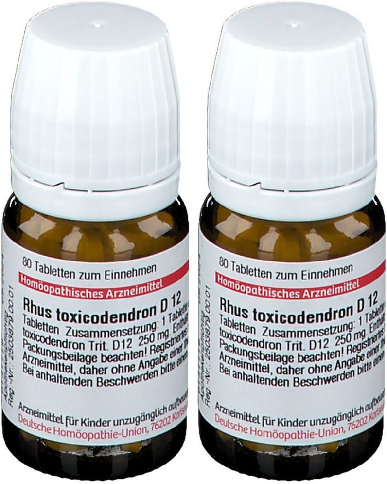 Thumbnail - Rhus Toxicodendron D 12 Tabletten Doppelpack 2x80 St