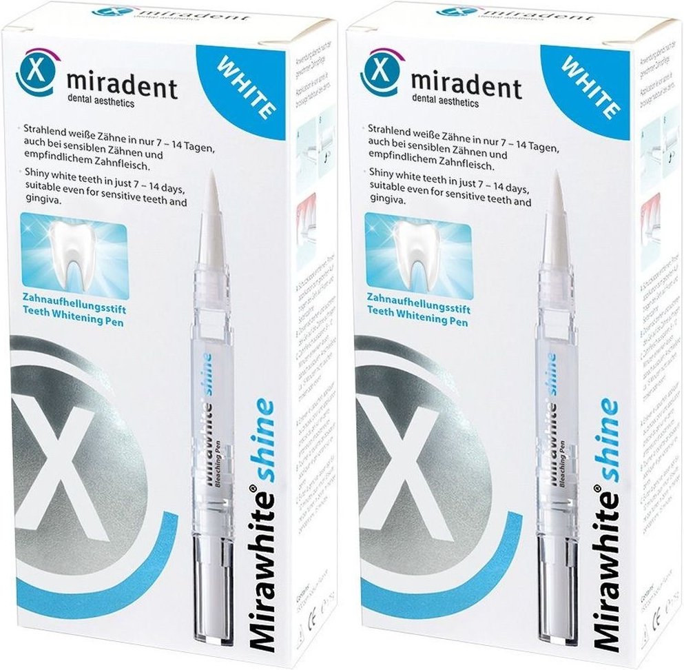 Miradent Mirawhite Shine x2 2x1,8 ml Gel