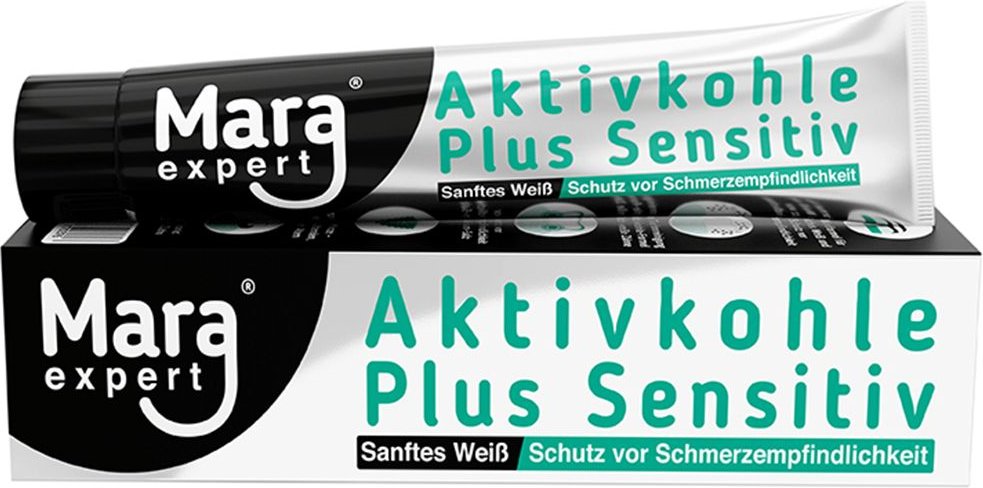 Mara Expert Aktiv Kohle & Sensitive Zahncreme 75 ml