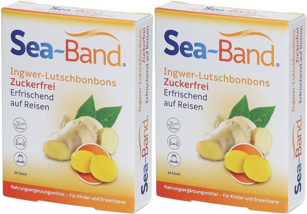 SEA Band Ingwer Lutsch ZF x2 2x24 St Bonbons