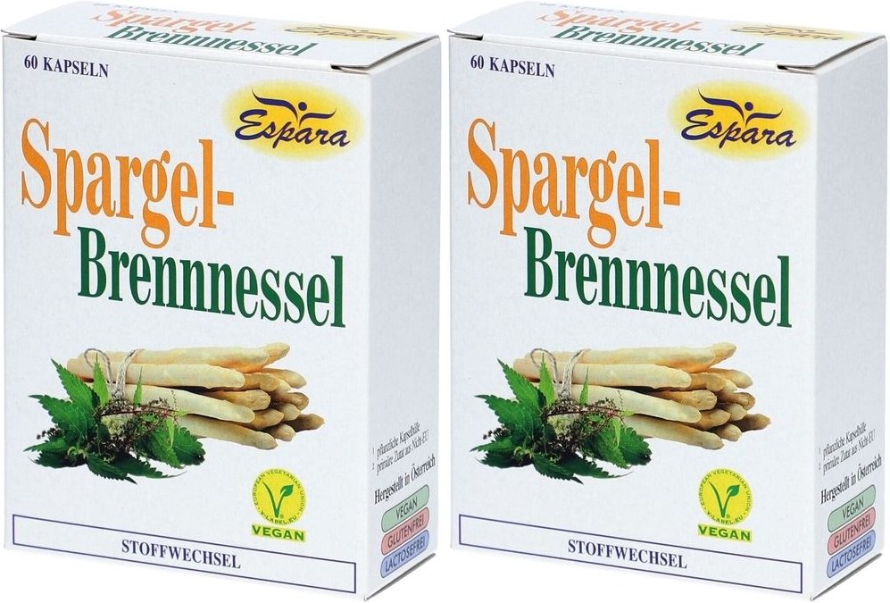 SPARGEL-BRENNESSEL-Kapseln 2x 2x60 St Kapseln