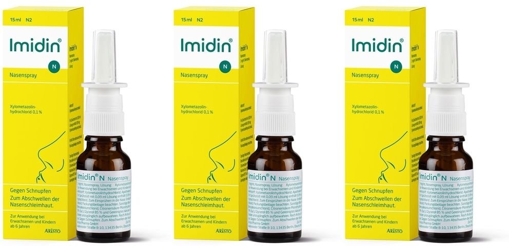 Imidin N Nasenspray x3 3x15 ml