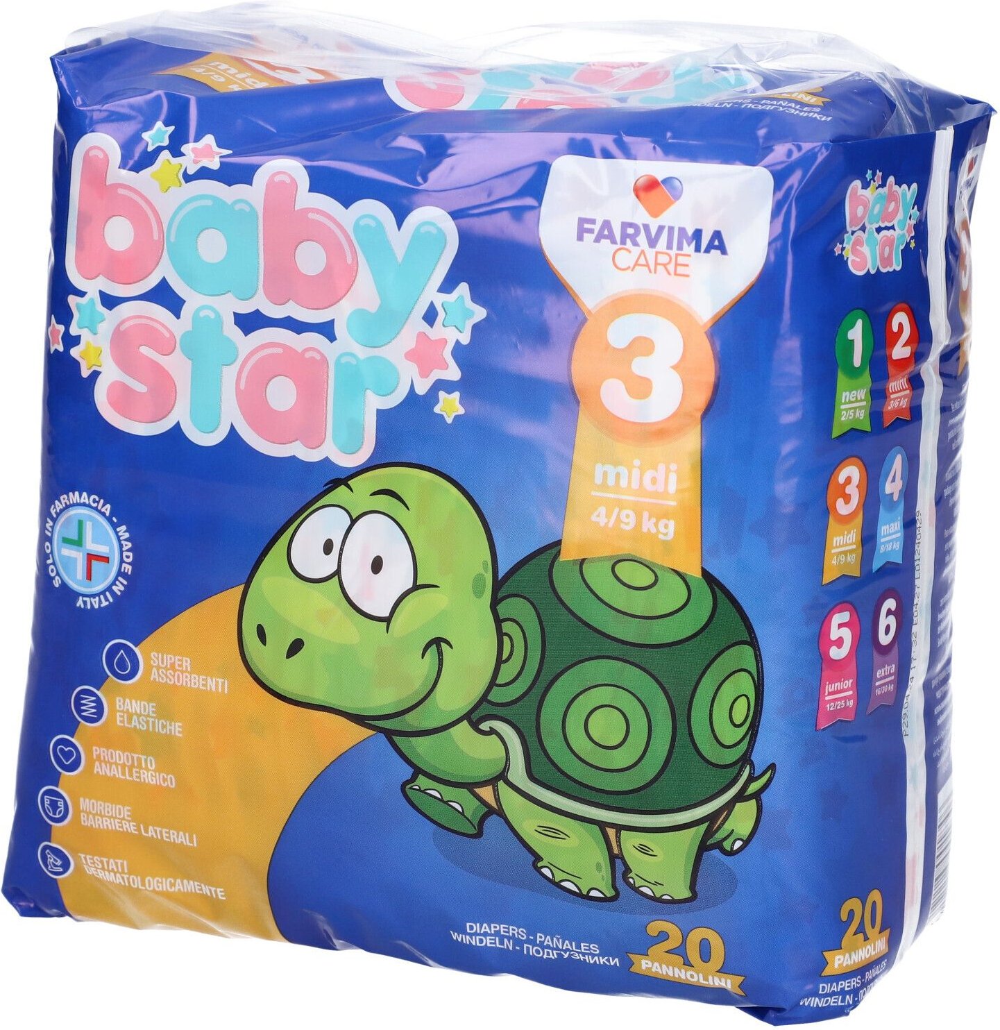 Babystar 4/9Kg T3 20Pz 20 St