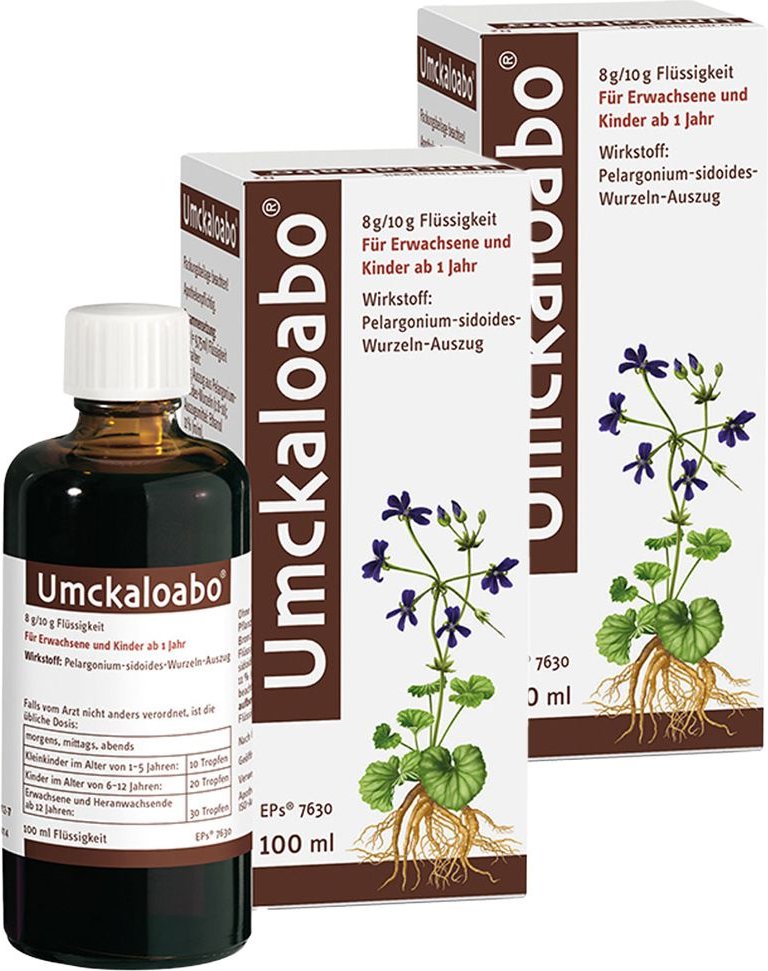 2x Umckaloabo Lösung 2x100 ml Flüssigkeit