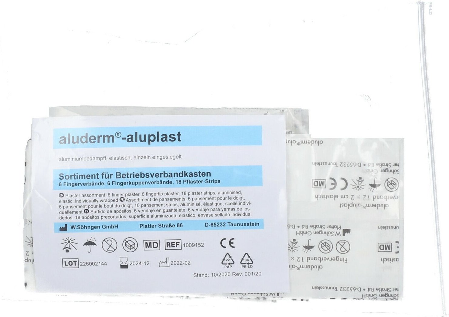Thumbnail - Aluderm aluplast Fingerverb.Sortiment klein 2009 20 St Pflaster