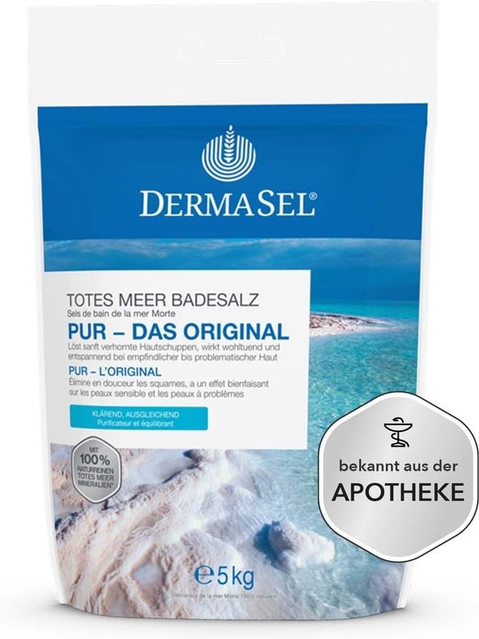Dermasel Totes Meer Badesalz Pur 5 kg