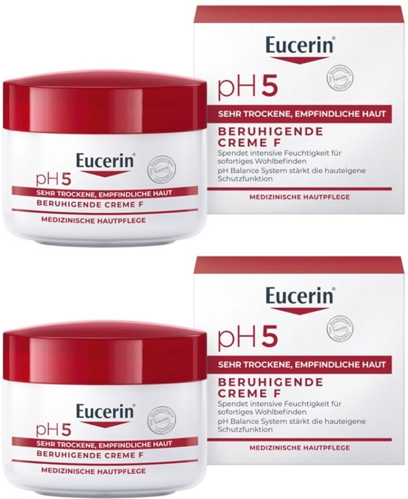 Eucerin pH5 Creme F empfindliche Haut 2x 2x75 ml