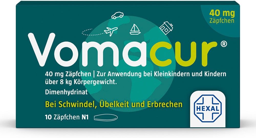 Vomacur 40 mg Zäpfchen