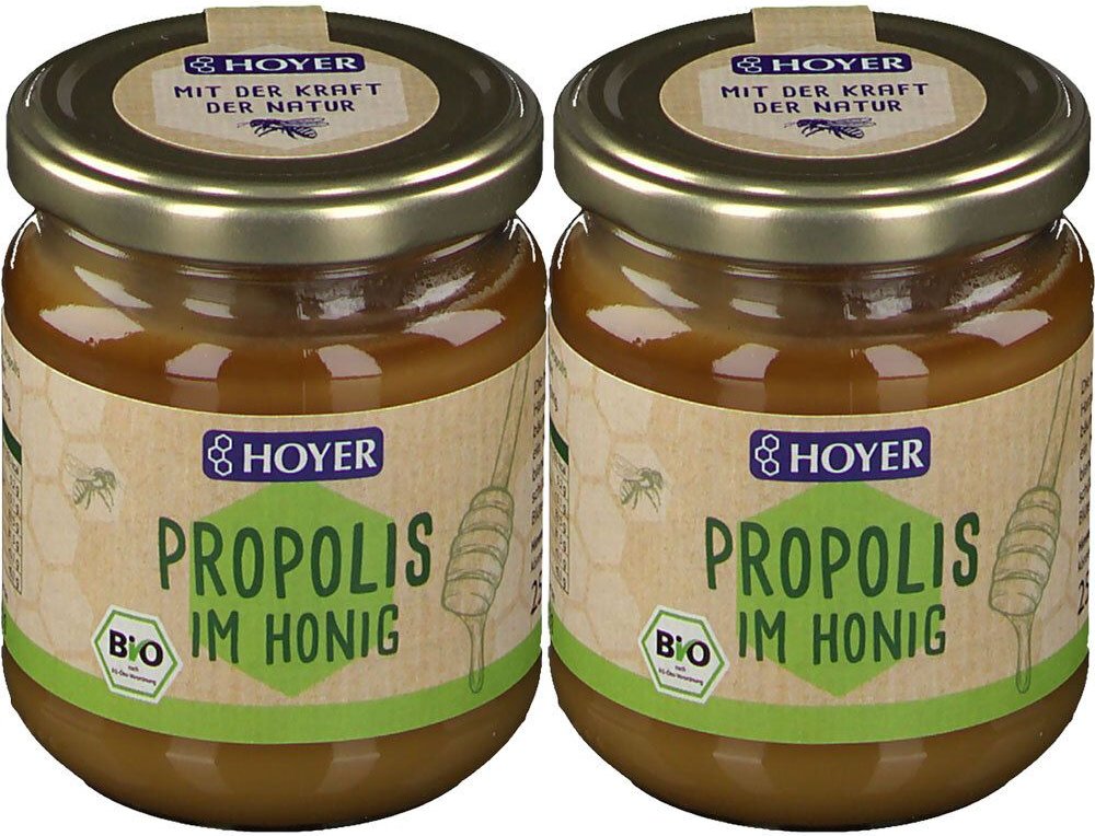 Hoyer Bio Propolis im Honig 2x250 g Gelee