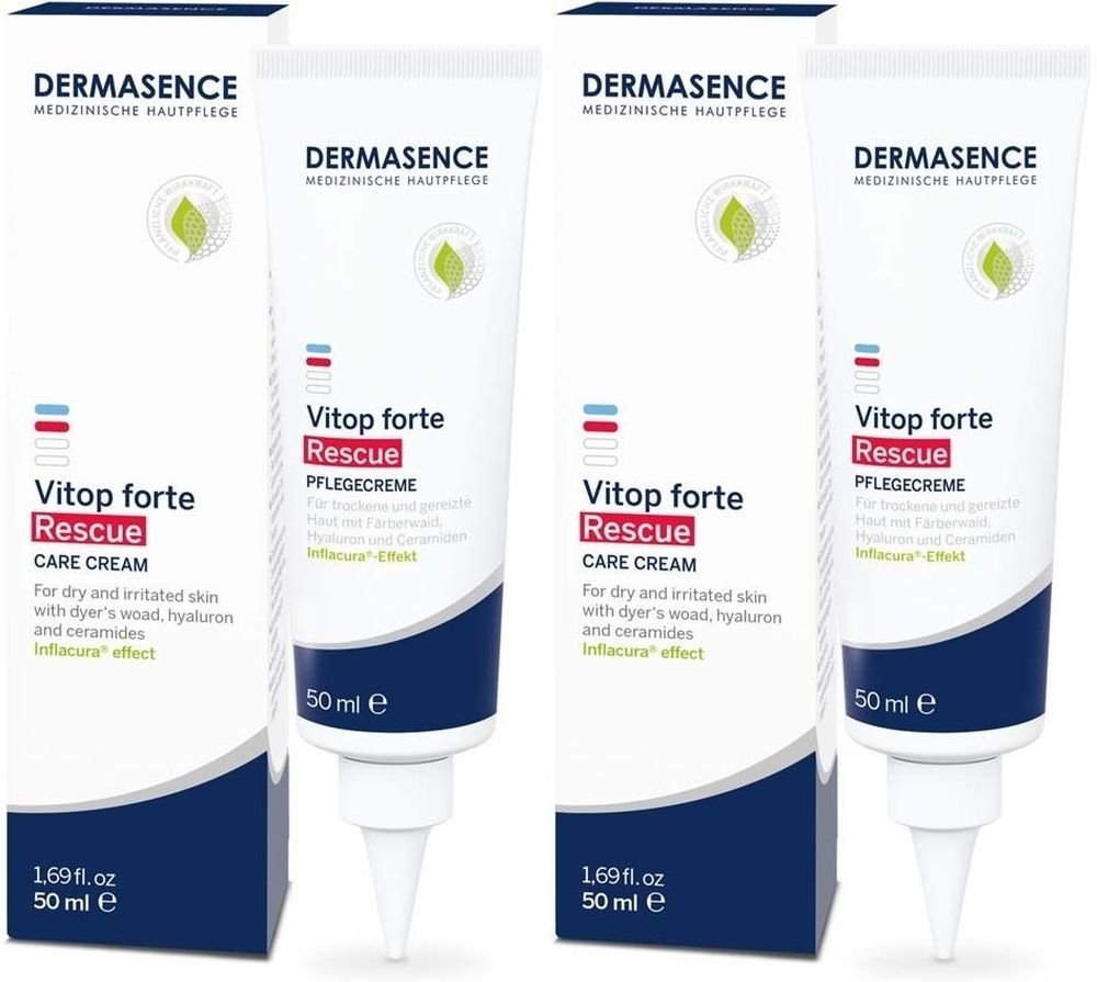 Dermasence Vitop forte Rescue Pflegecreme 2x 2x50 ml Creme