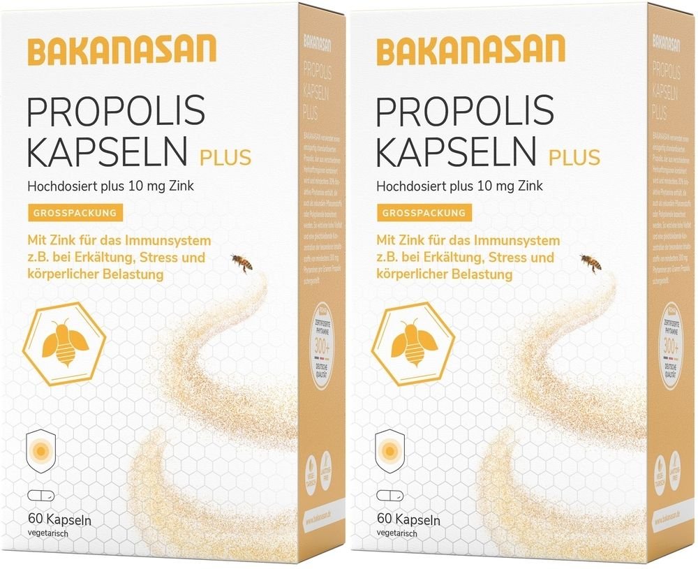 Bakanasan Propolis Kapseln plus 2x 2x60 St