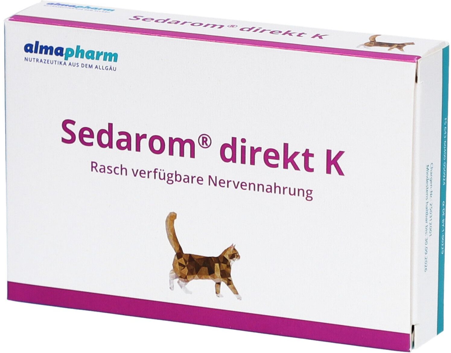 Sedarom Direkt K Erg.-Futterm.f.Katzen 72 St Tabletten