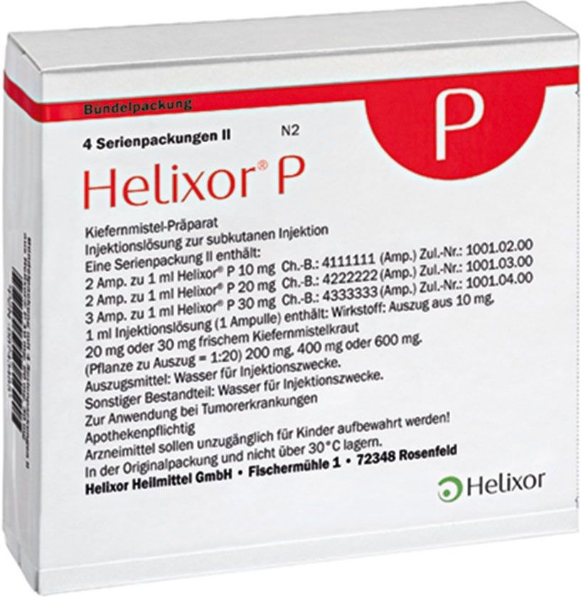 Helixor P Serienpackung II Ampullen 4x7 St