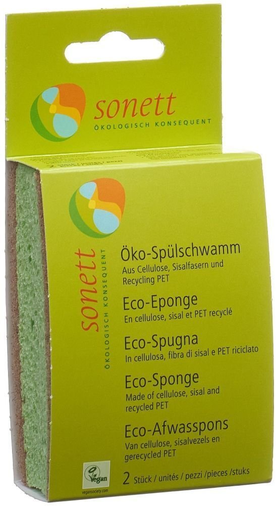 Sonett Spülschwamm Öko 2 Stk St Sonstige