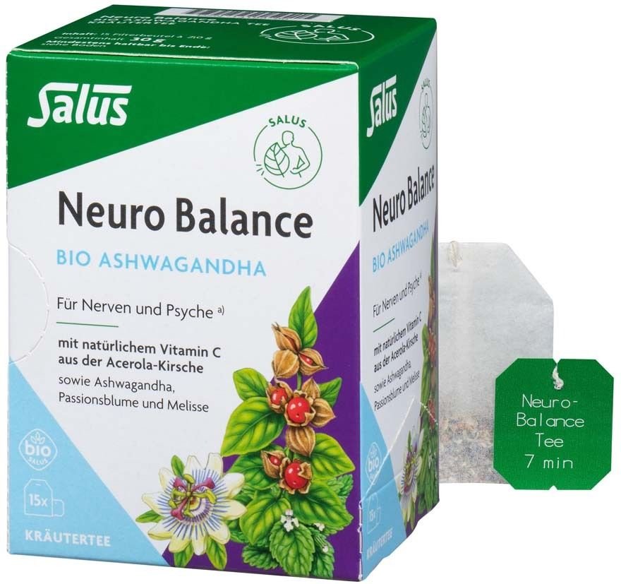 Neuro Balance Bio Ashwagandha Tee Salus Filterbtl. 15 St Filterbeutel