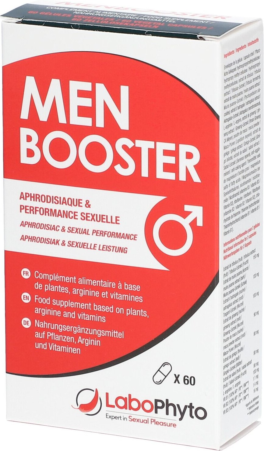 Menbooster - Gélule, complément alimentaire stimulant sexuel. bt 60 St Kapseln