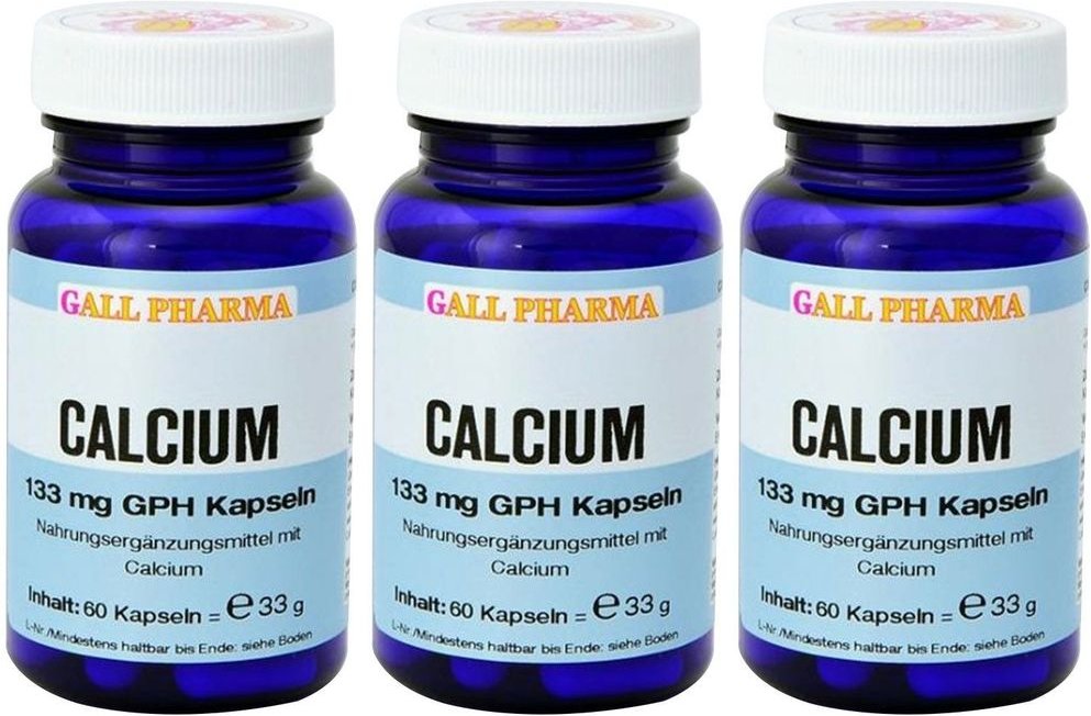 Calcium 133 mg GPH Kapseln 3x 3x60 St